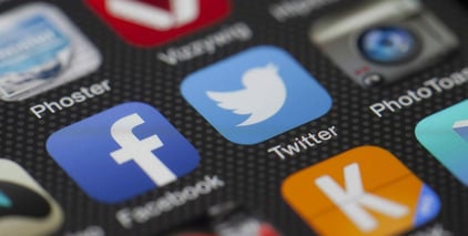 Social Media Apps on Smartphone Screen