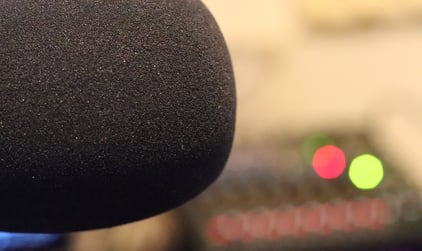 A Microphone and Audio Mixer