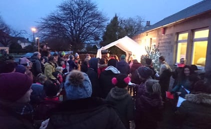 Turning on the Christmas lights 2019