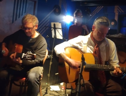 Paul Paterson and John Carnie of Celtic Django Project