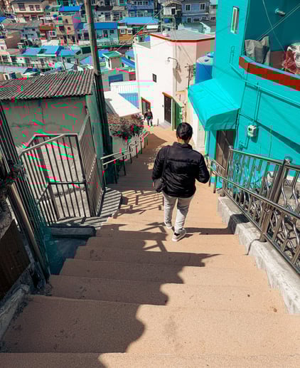 Exploring Gamcheon Culture Village in Busan, South Korea
