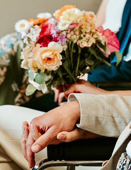 mariage bouquet de mariée amour couple