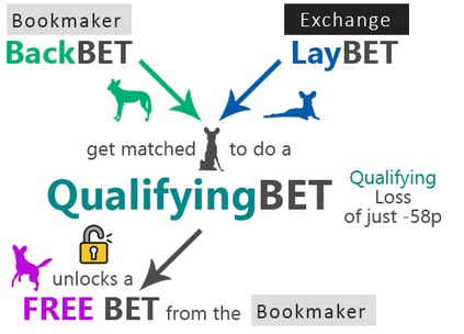 how to do matched betting diagram