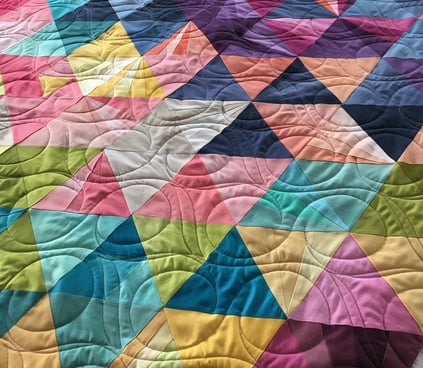 Edge to Edge quilting example