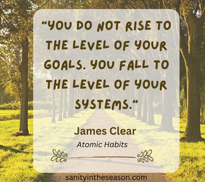 quote from Atomic Habits book