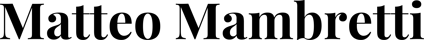 Matteo Mambretti logo