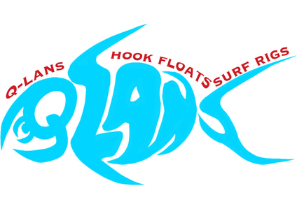 Q-lans hook float surf rigs logo