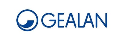 a logo for the company gealan