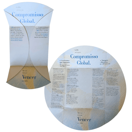 Mala direta para endomarketing da IBM criada por jorgeredator.com.br.