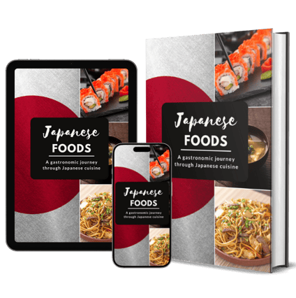 Cover of the eBook Japanese Foods - A gastronomic journey through Japanese cuisine