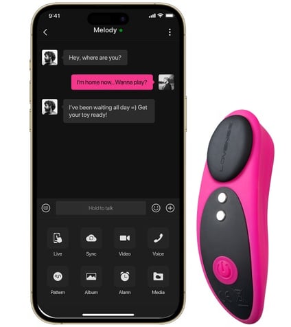 a lovense ferri showing it can be remotely controlled