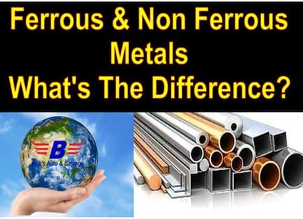 Ferrous and Non Ferrous metal pipes and world in hand