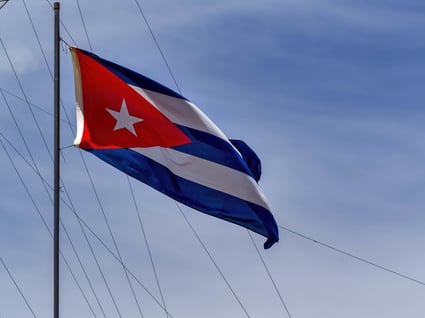a flag of the flag of the country of cuba