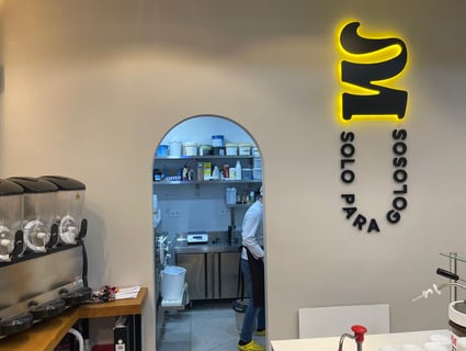 Diseño y decoración para heladería