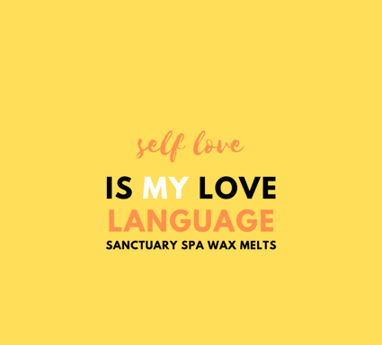 Cayla Henri Wax Melts:: a yellow and black quote about self love