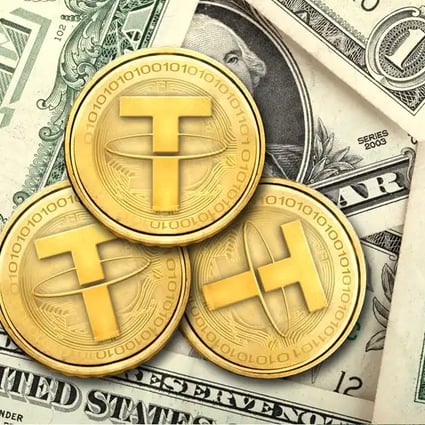 a pile of coins with a bitcoin bitcoin on top of it