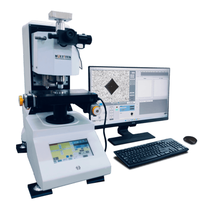 "Micro Vickers hardness testing machine with dedicated software for accurate measurement and analysi