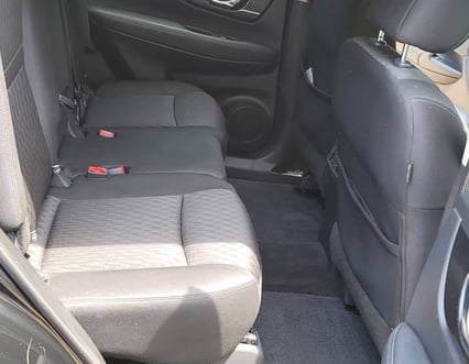 Interior Detailing Image “Deep interior car detailing with steam cleaning and vacuuming of seats"