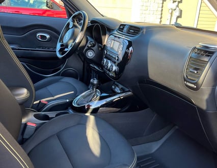 Interior Detailing Image “Deep interior car detailing with steam cleaning and vacuuming of seats"