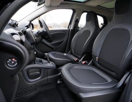 Interior Detailing Image “Deep interior car detailing with steam cleaning and vacuuming of seats"