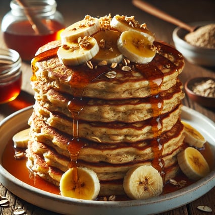 Banana Oat Pancakes (Egg-Free & Vegan)