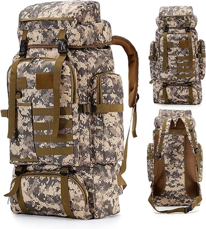Mochila de Gran capacidad util para senderismo o cualquier actividad al aire libre