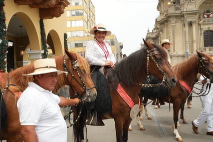 A captivating cultural performance in Lima Square Peru which was the highlight of the visit.