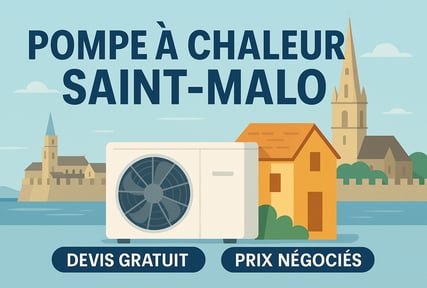 installation rge de pompe à chaleur à saint malo infographie