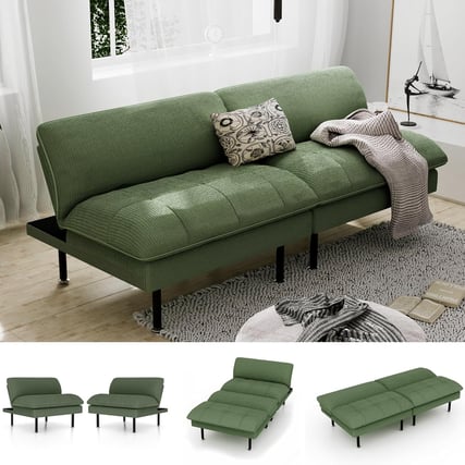 convertible sofa couch futon bed