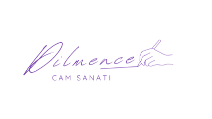 Dilmence cam sanatı logo