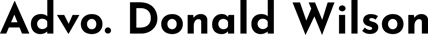 Advo. Donald Wilson logo