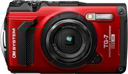 OM System Tough TG-7, Sensor: CMOS de 12 MP, Video: 4K a 30 fps.