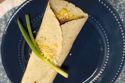 turkeysausageeggcheeseburrito