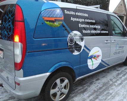 lipdukai automobiliams