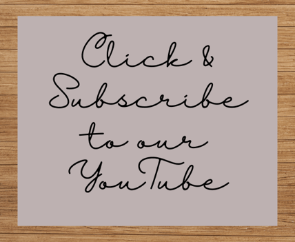 Click & subscribe to our Youtube