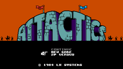 UFO 50 - Attactics Title Screen