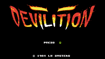 UFO 50 - Devilition Title Screen