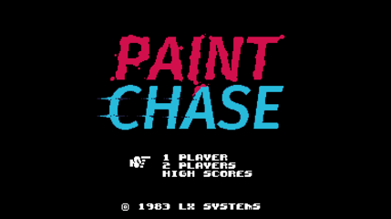 UFO 50 - Paint Chase Title Screen