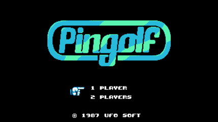 Pingolf Title Screen