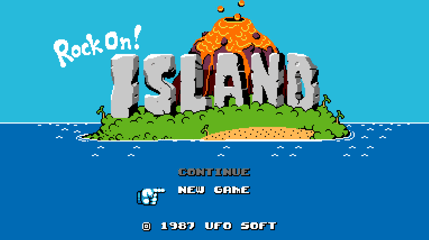 Rock On! Island Title Screen