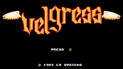 UFO 50 - Velgress Title Screen