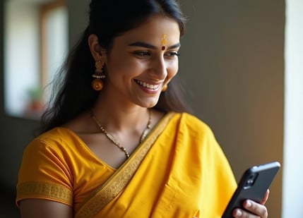 student learning sangeetham online
