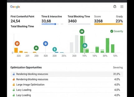 Here's an image visualizing Google PageSpeed Insights