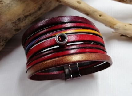 a bracelet bracelet bracelet with a leather bracelet