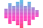 pink and purple sound waves