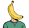 a banana peeler with a banana on it