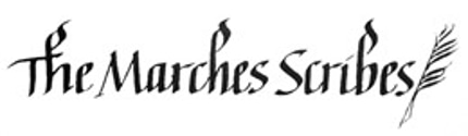 The Marches Scribes logo