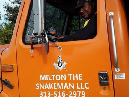 Milton the Snakeman logo