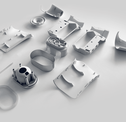 a variety of different types of metal parts