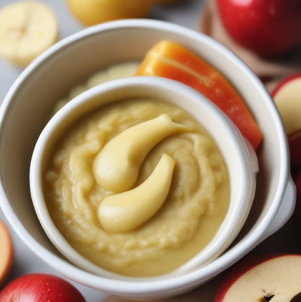 apple and pear puree